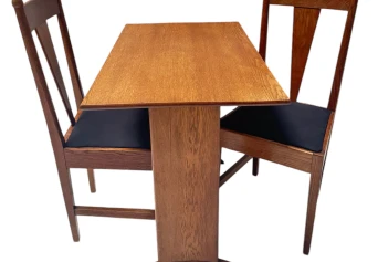 Willem Penaat Two Art Deco Amsterdamse School Chairs for Metz & Co. Amsterdam